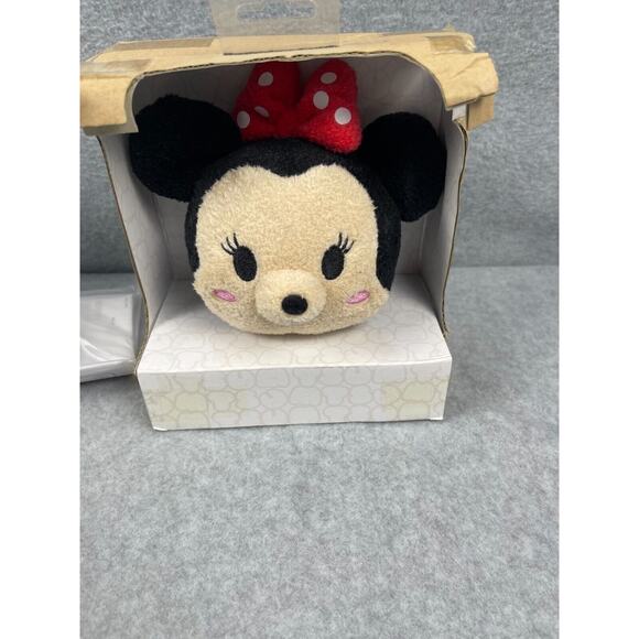 New Disney Tsum Tsum Minnie Plush Bluetooth Speaker Minnie Fantasia Box‎ Damage - Picture 5 of 7
